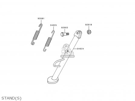 STAND(S) - KLE500A2 1992 EUROPE UK FR AR FG GR IT NR SD SP ST