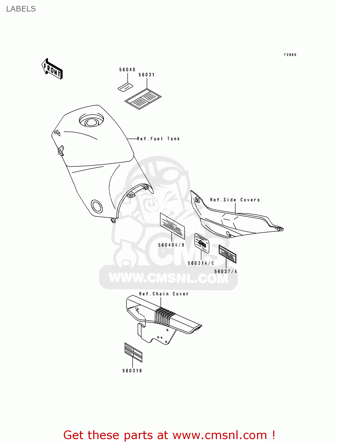 LABELS KLE500A3 1993 EUROPE UK FR NL AR FG GR IT NR SD SP ST