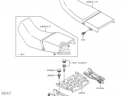 SEAT - KLE500A3 1993 EUROPE UK FR NL AR FG GR IT NR SD SP ST