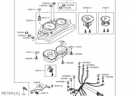 METER(S) - KLE500A4 1994 EUROPE UK FR NL AR FG GR IT NR SP ST