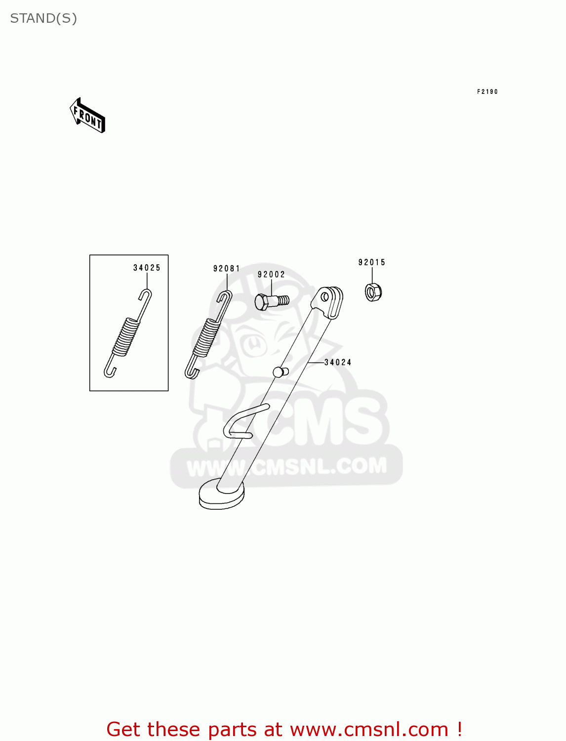 STAND(S) KLE500A7 1997 EUROPE UK FR NL AR FG NR  SP