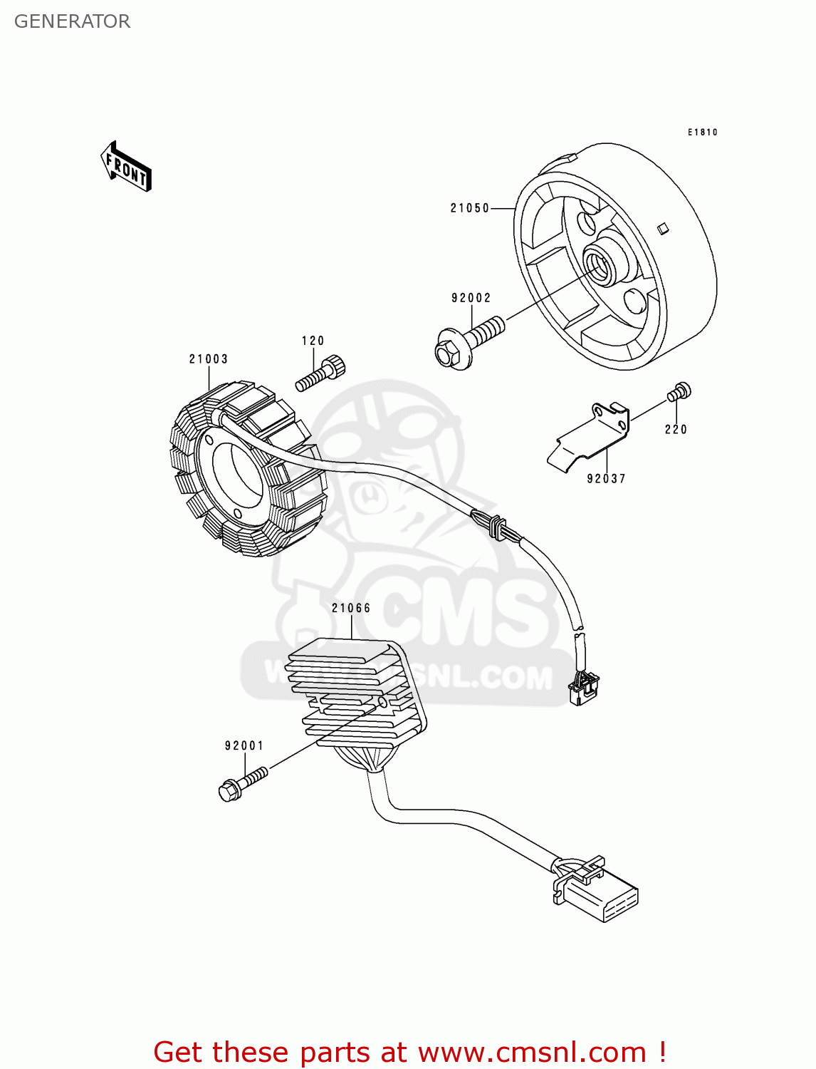 GENERATOR KLE500A8 1998 SWEDEN