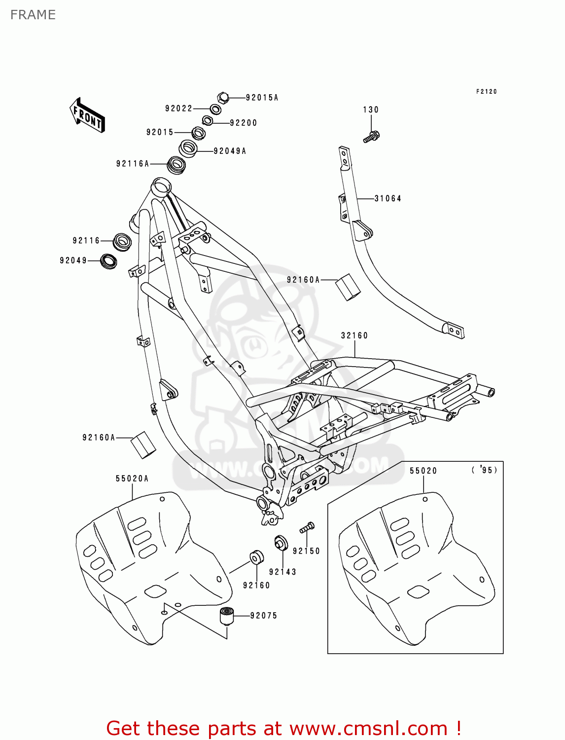FRAME KLE500A8 1998 SWEDEN