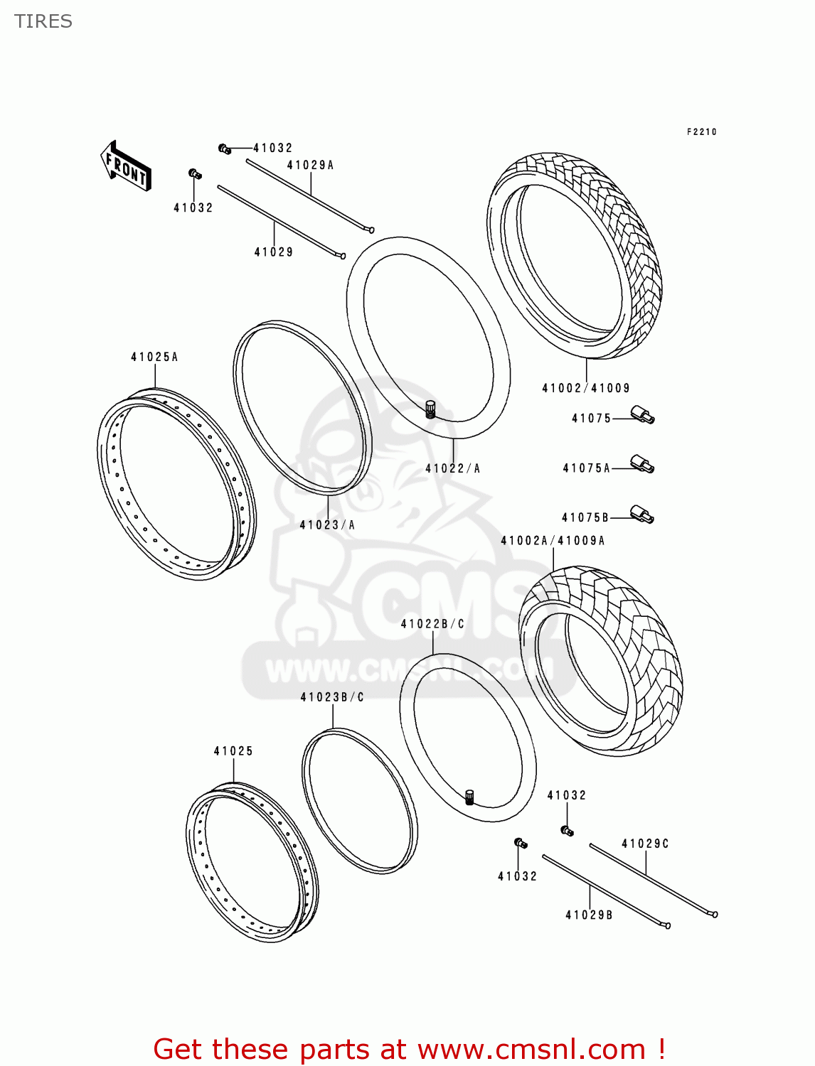 TIRES KLE500A8 1998 SWEDEN