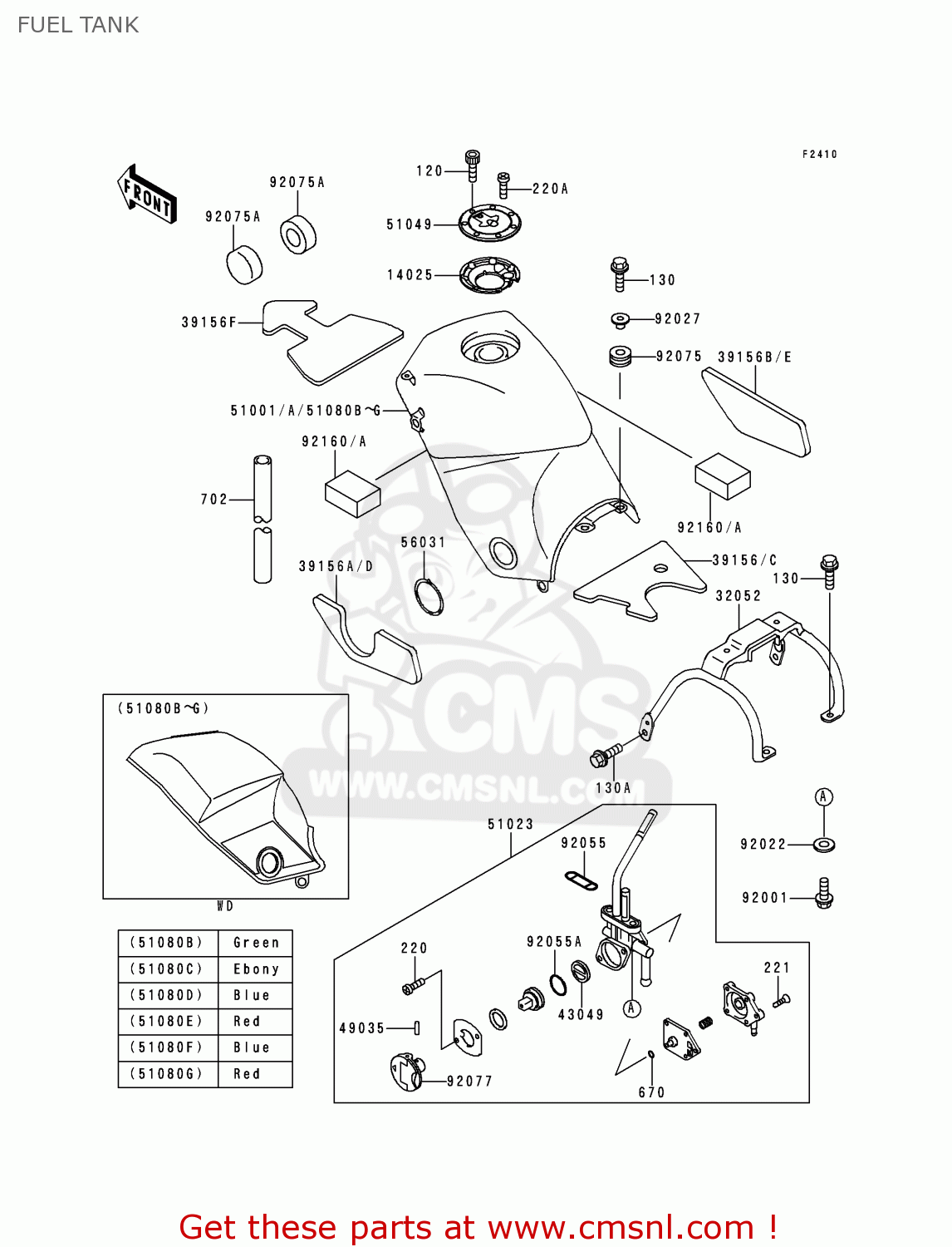 FUEL TANK KLE500A8 1998 SWEDEN