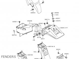 FENDERS - KLE500A8 1998 SWEDEN
