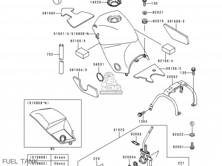 FUEL TANK - KLE500A8 1998 SWEDEN