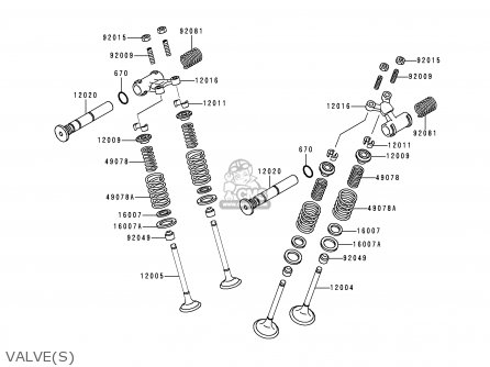 VALVE(S) - KLE500A9 1999 EUROPE UK FR NL AR FG GR IT NR SD SP