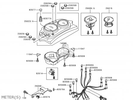 METER(S) - KLE500A9 1999 EUROPE UK FR NL AR FG GR IT NR SD SP
