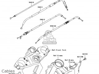 Kawasaki KLE650DEF VERSYS 2014 USA / ABS parts lists and schematics