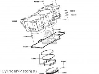 Kawasaki KLE650DEF VERSYS 2014 USA / ABS parts lists and schematics