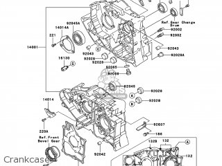 Kawasaki KLF300-B17 BAYOU300 2004 USA parts lists and schematics