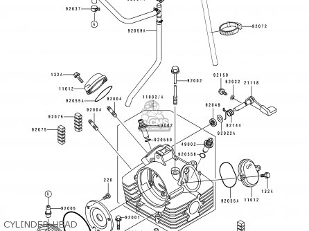 Kawasaki Klf 300 Parts Diagram