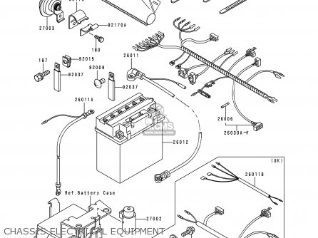 Kawasaki KLF300-C10 KLF3004X4 1998 EUROPE UK AS parts lists and schematics