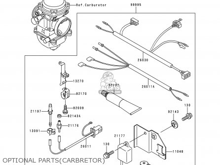 Kawasaki Klf300-c9 Bayou3004x4 1997 Usa Canada parts list ... kawasaki bayou 300 wiring schematics 
