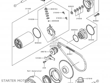 Kawasaki KLF300-C9 KLF3004X4 1997 EUROPE UK AS parts lists and schematics