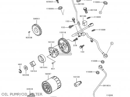 Kawasaki KLF400-B2 BAYOU4004X4 1994 USA CANADA parts lists and schematics