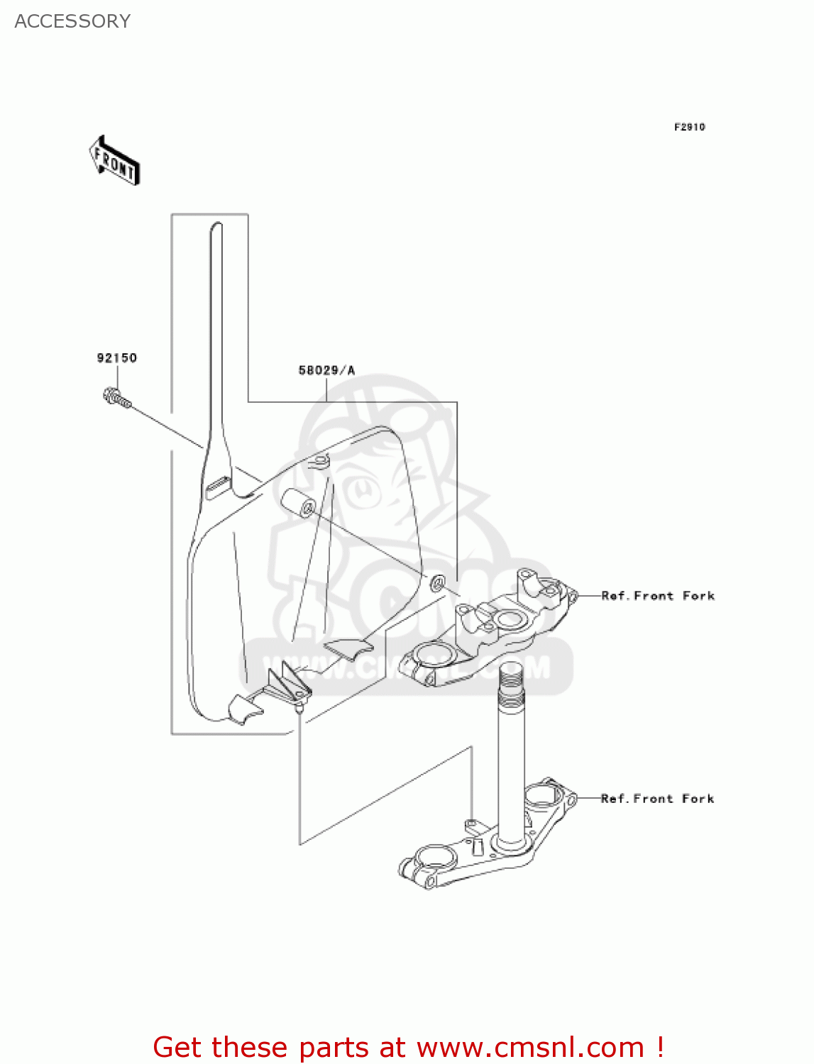 ACCESSORY KLX110-A1 KLX110 2002 USA CALIFORNIA CANADA