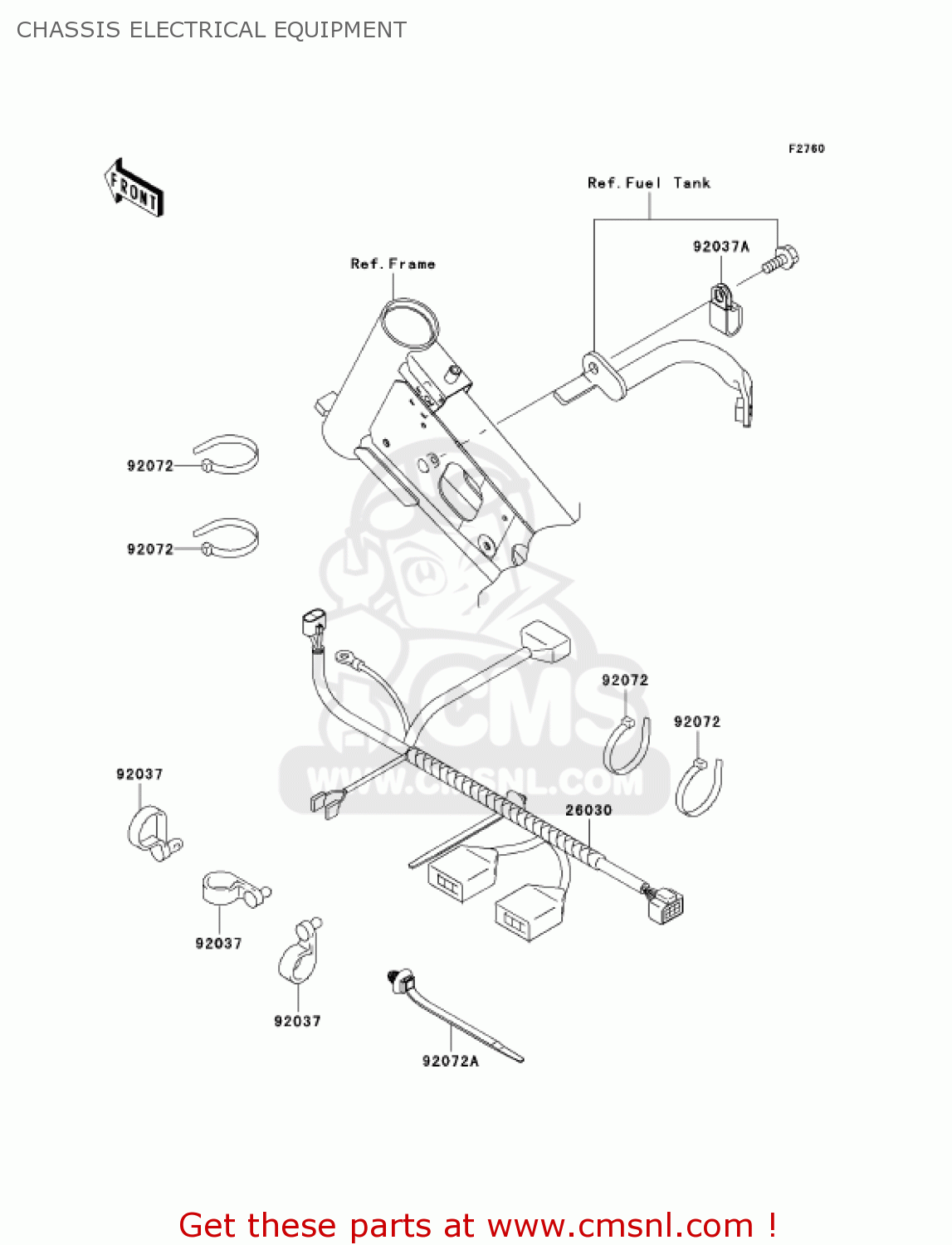CHASSIS ELECTRICAL EQUIPMENT KLX110-A1 KLX110 2002 USA CALIFORNIA CANADA