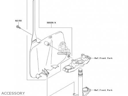 ACCESSORY - KLX110-A1 KLX110 2002 USA CALIFORNIA CANADA