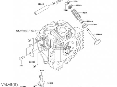 VALVE(S) - KLX110-A1 KLX110 2002 USA CALIFORNIA CANADA