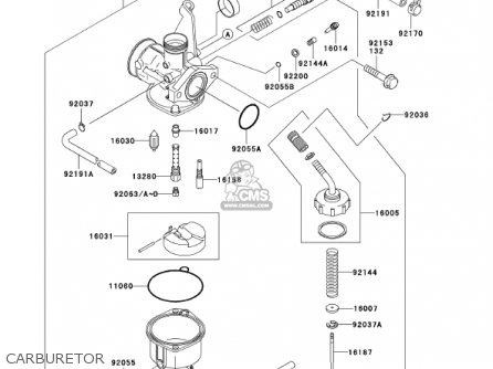 CARBURETOR - KLX110-A1 KLX110 2002 USA CALIFORNIA CANADA