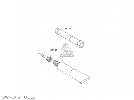 OWNER'S TOOLS - KLX110-A1 KLX110 2002 USA CALIFORNIA CANADA