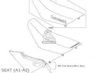 SEAT (A1-A3) - KLX110-A3 KLX110 2004 USA CALIFORNIA CANADA