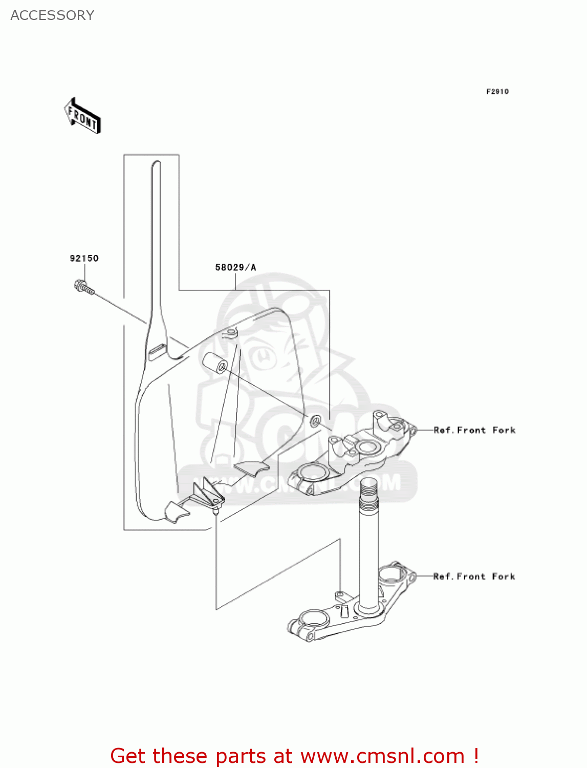 ACCESSORY KLX110-A4 KLX110 2005 USA CALIFORNIA CANADA