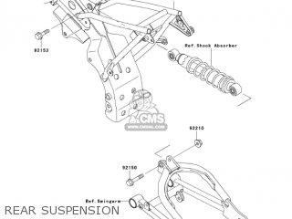 REAR SUSPENSION - KLX110-A4 KLX110 2005 USA CALIFORNIA CANADA