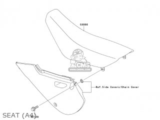 SEAT (A4) - KLX110-A4 KLX110 2005 USA CALIFORNIA CANADA