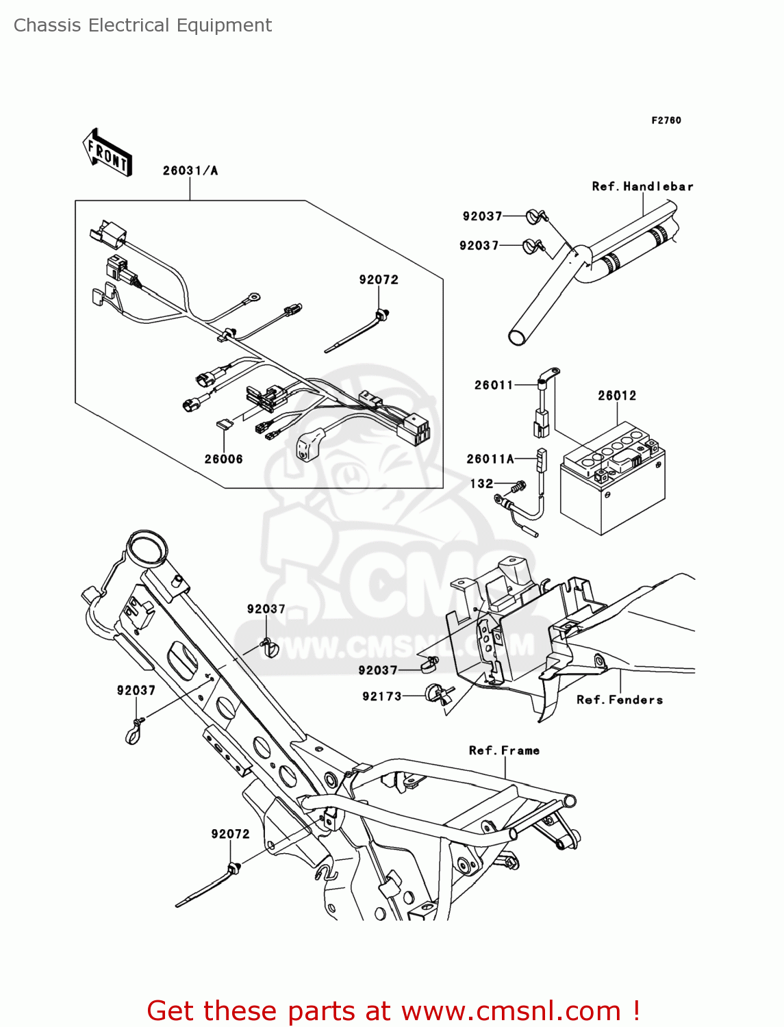 Kawasaki KLX110CAF 2010 USA Chassis Electrical Equipment buy