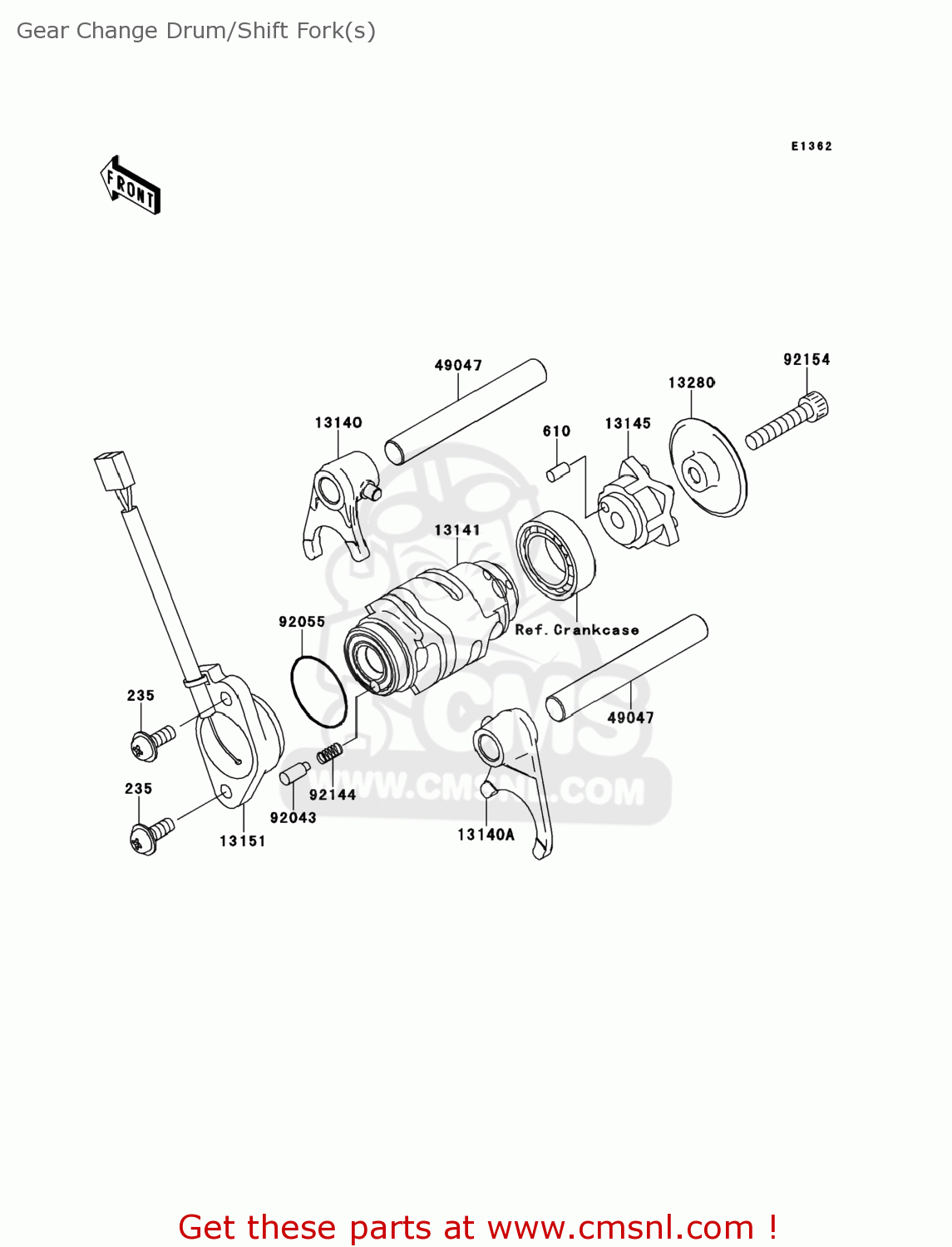 klx110 gearing