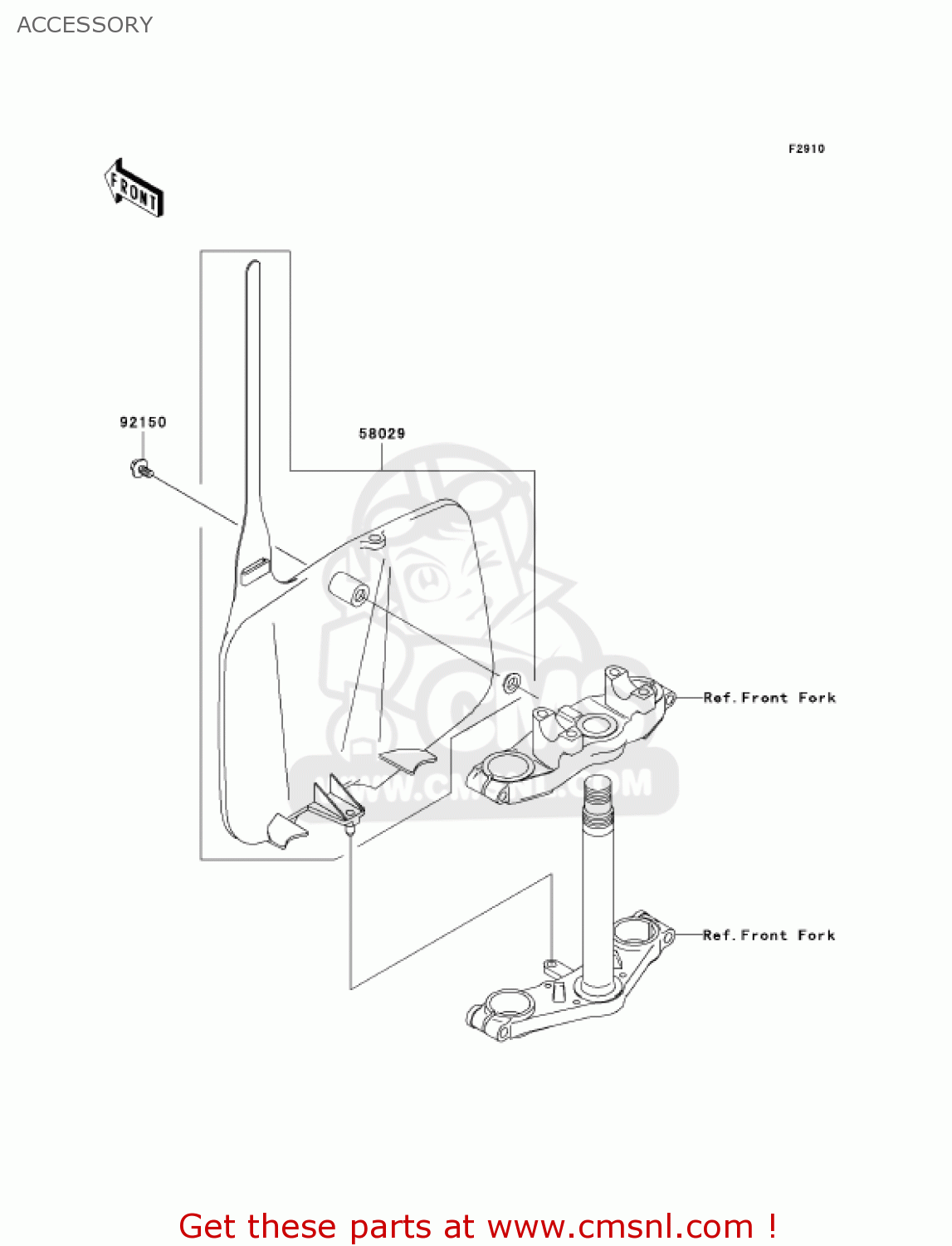ACCESSORY KLX110A6F KLX110 2006 USA CANADA