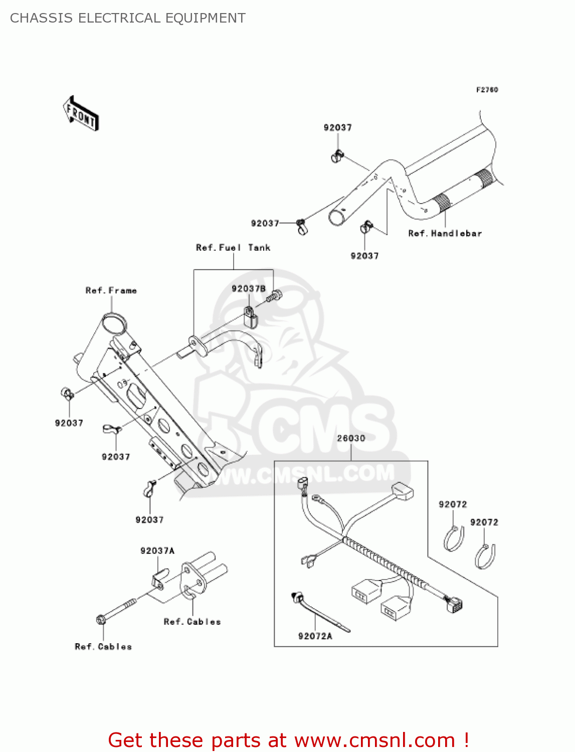 CHASSIS ELECTRICAL EQUIPMENT KLX110A6F KLX110 2006 USA CANADA