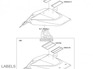 LABELS - KLX110A6F KLX110 2006 USA CANADA