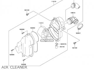 AIR CLEANER - KLX110A6F KLX110 2006 USA CANADA