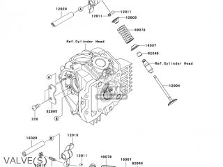 VALVE(S) - KLX110A6F KLX110 2006 USA CANADA