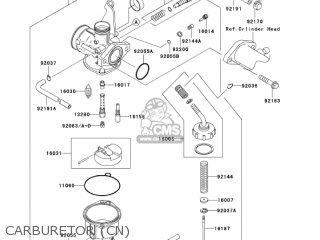 CARBURETOR (CN) - KLX110A6F KLX110 2006 USA CANADA