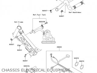 CHASSIS ELECTRICAL EQUIPMENT - KLX110A6F KLX110 2006 USA CANADA
