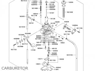 CARBURETOR - KLX125-A2 KLX125 2004 USA CANADA