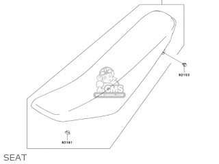 SEAT - KLX125-A3 KLX125 2005 USA CANADA
