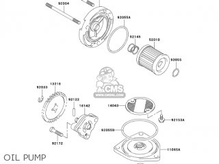 OIL PUMP - KLX125-A3 KLX125 2005 USA CANADA
