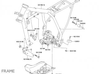 FRAME - KLX125-B1 KLX125L 2003 USA CANADA