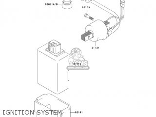 IGNITION SYSTEM - KLX125-B1 KLX125L 2003 USA CANADA
