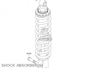 SHOCK ABSORBER(S) - KLX125-B1 KLX125L 2003 USA CANADA
