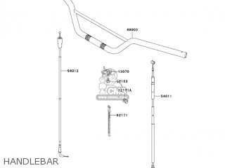 HANDLEBAR - KLX125-B2 KLX125L 2004 USA CANADA