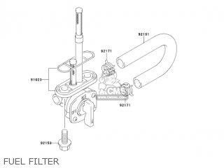 FUEL FILTER - KLX125-B2 KLX125L 2004 USA CANADA