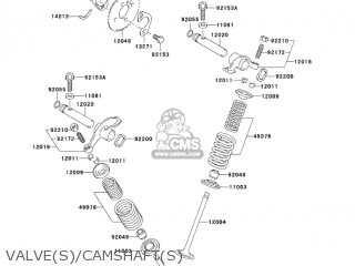 VALVE(S)/CAMSHAFT(S) - KLX125A6F KLX125 2006 USA CANADA