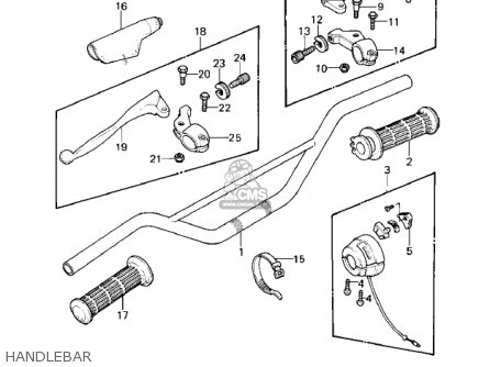HANDLEBAR - KLX250A2 KLX250 1980